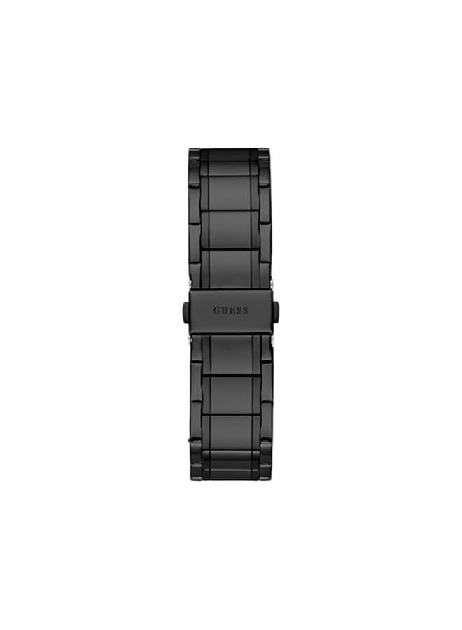 جس ساعة رجالية من جيس بقرص دائري أسود من الستانلس ستيل - Image 3